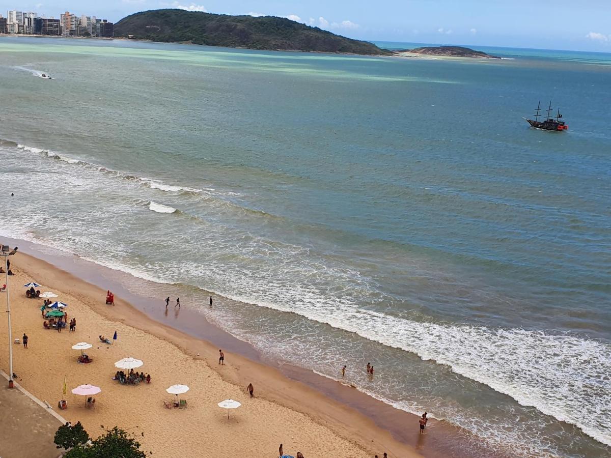 Vista Panoramica Para O Mar Da Praia Do Morro Guarapari Exterior photo