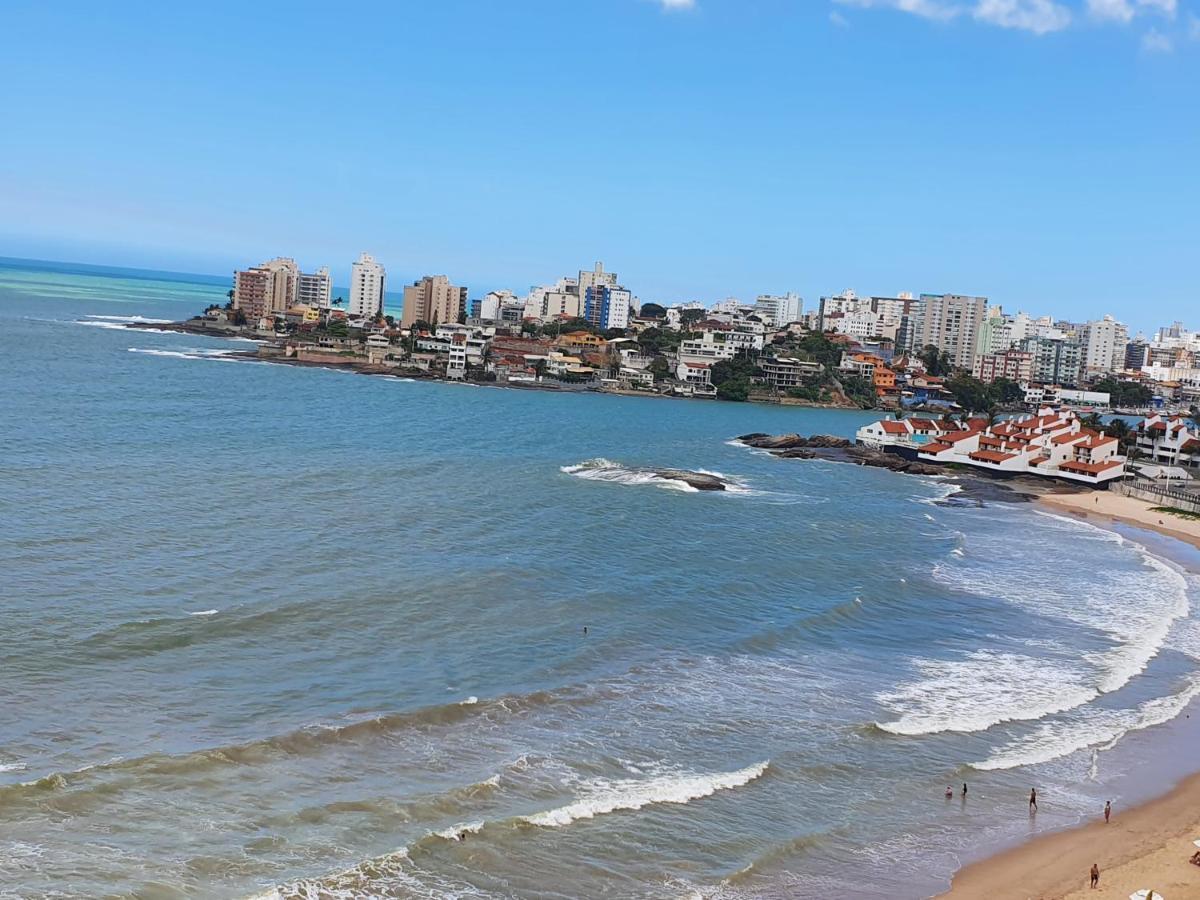 Vista Panoramica Para O Mar Da Praia Do Morro Guarapari Exterior photo